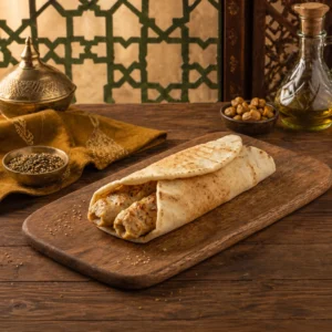 chicken kebab sandwich
