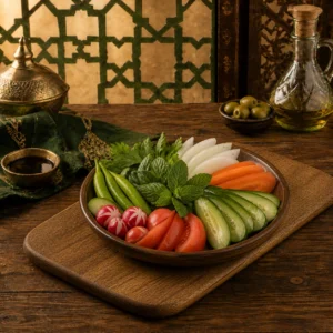 Mixed vegetables plate