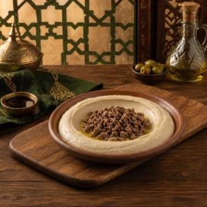 Hummus with Meat