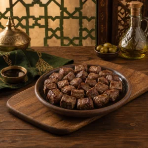 Iraqi meat shawarma platter